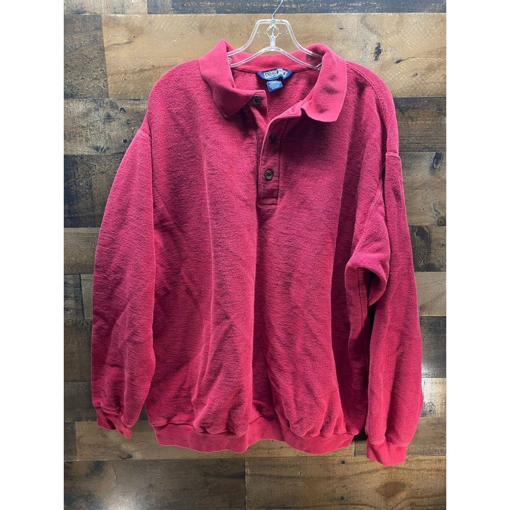 Land's End Men's Henley Sweatshirt Size X-Large‎ (46-48)